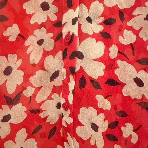 Joie floral print blouse size Medium - Picture 3 of 6